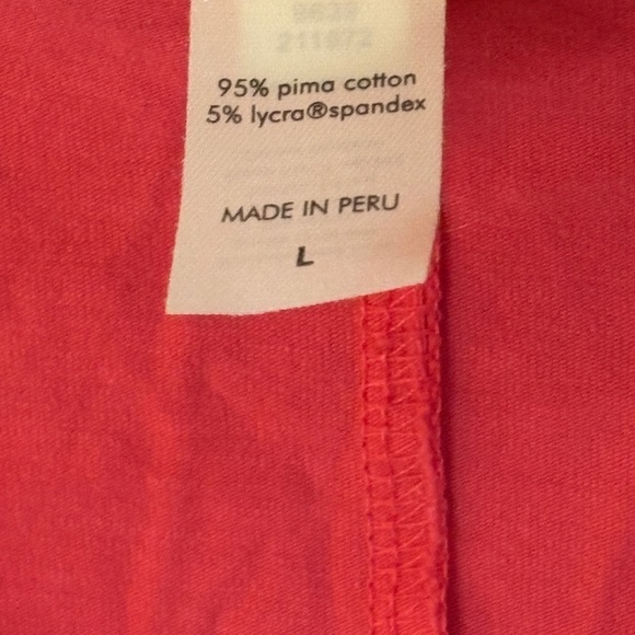 Lucy Pink Fitted Long Sleeve Tee - Picture 3 of 5